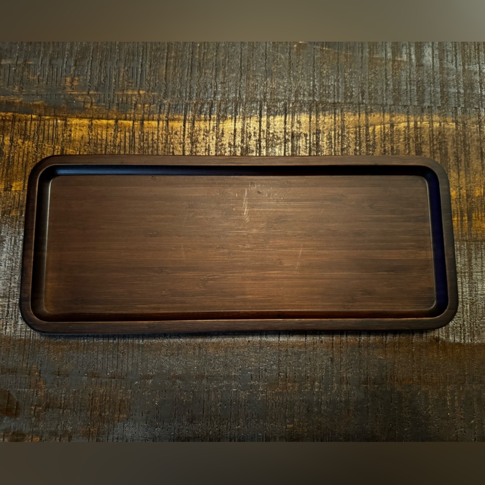 NWOT Wooden Tray 6X14 Inches Men’s Women’s Teen Jewelry Change Home Decor